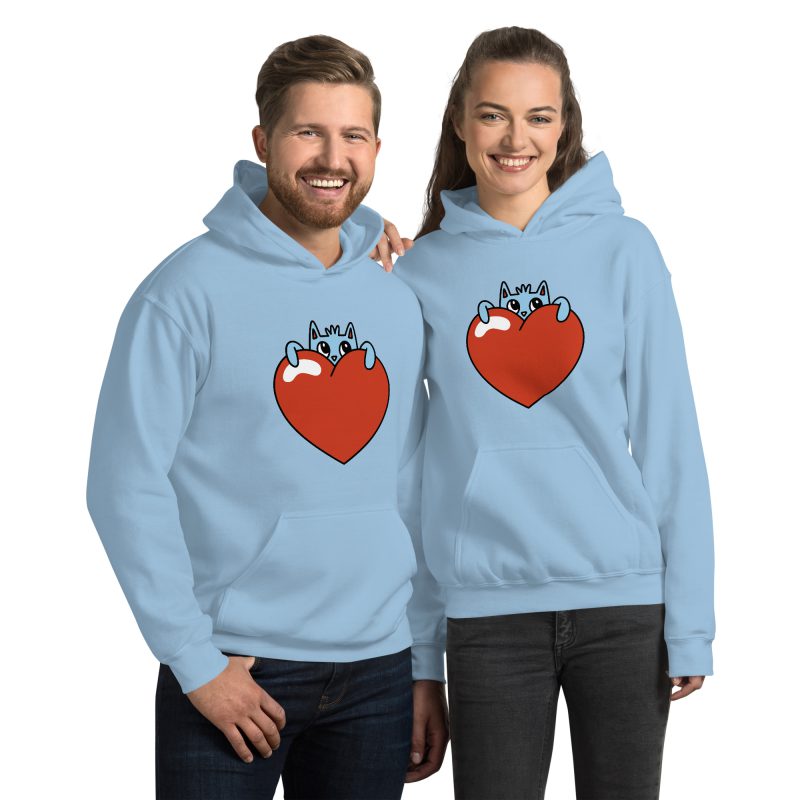 Heart Design Unisex Hoodie