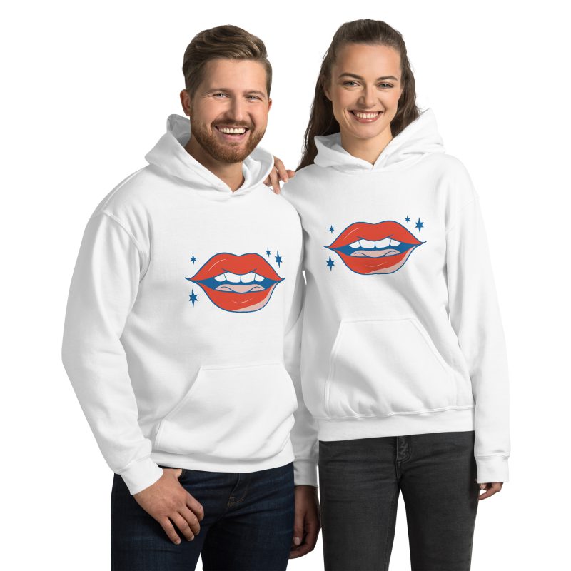 Lips Design Unisex Hoodie