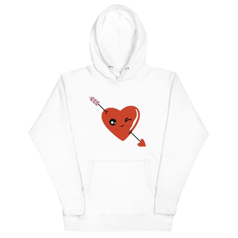 Love Arrow Design Unisex Hoodie