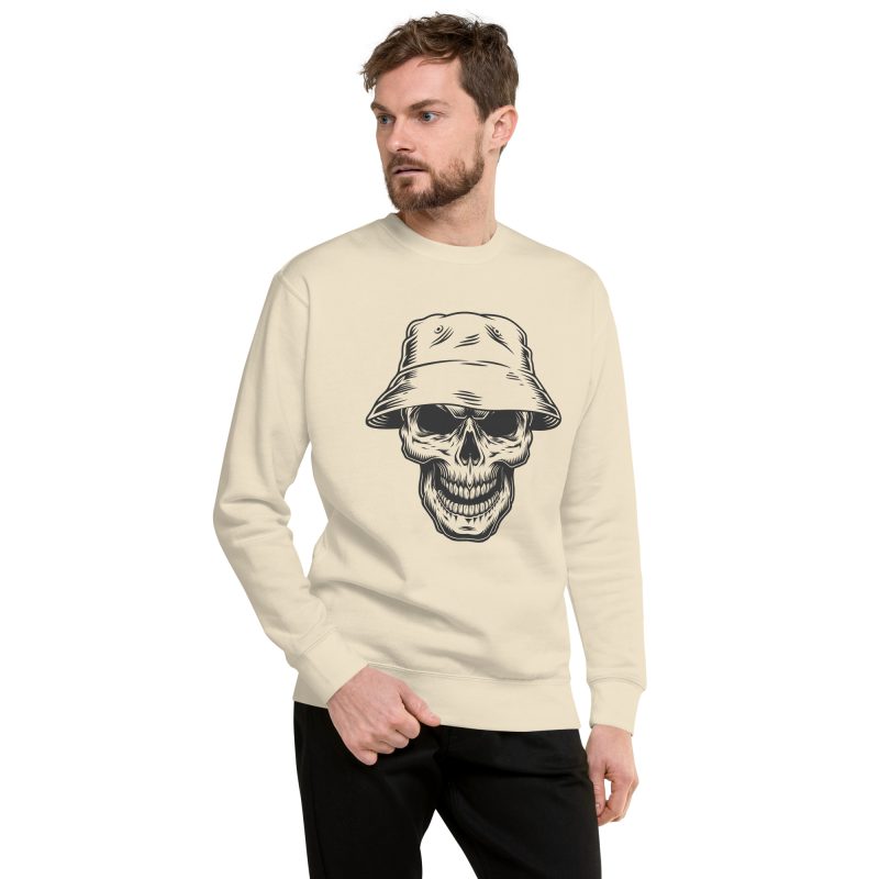 Hat on a Skull Unisex Premium Sweatshirt